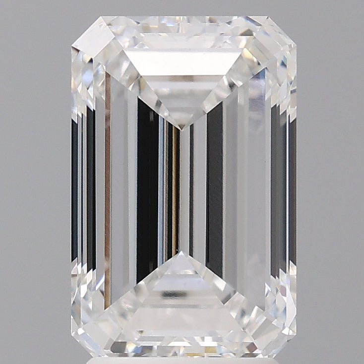 3.40 Carat Emerald Shaped, Excellent Cut, E Color, VVS2 Clarity, IGI Certified Lab Grown Diamond