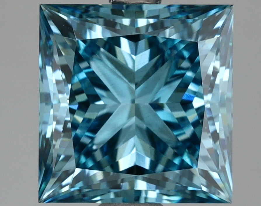 3.52 Carat Princess Shaped, Ideal Cut, VS2 Clarity, IGI Certified Lab Grown Diamond