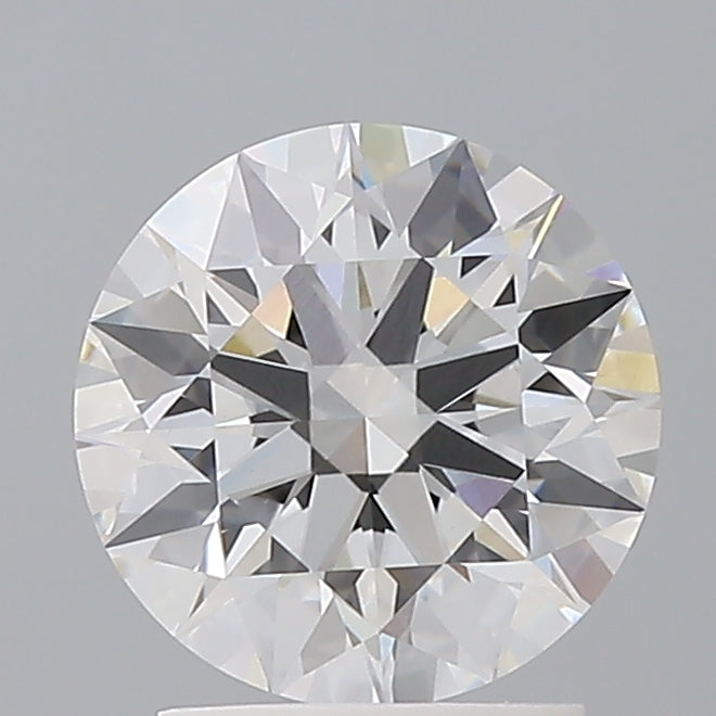 2.10 Carat Round Shaped, Ideal Cut, E Color, VVS2 Clarity, IGI Certified Lab Grown Diamond