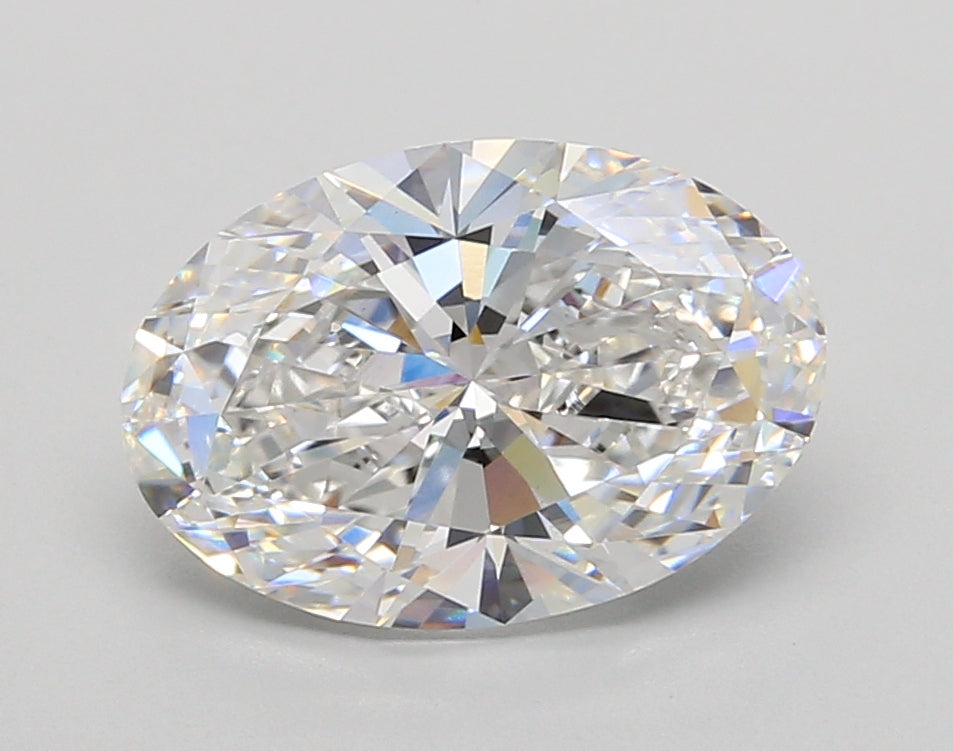 3.04 Carat Oval Shaped, Ideal Cut, E Color, VS1 Clarity, IGI Certified Lab Grown Diamond