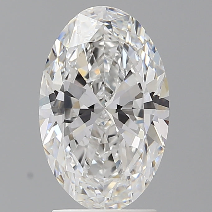 2.56 Carat Oval Shaped, Ideal Cut, E Color, VVS2 Clarity, IGI Certified Lab Grown Diamond