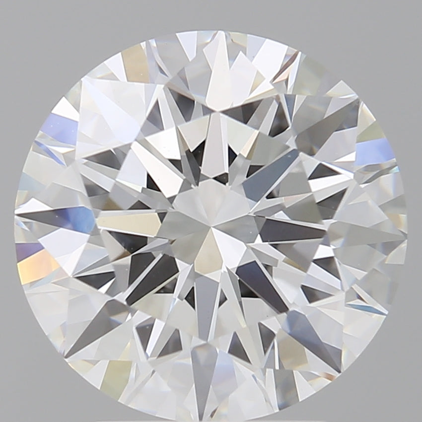 4.04 Carat Round Shaped, Excellent Cut, E Color, VVS2 Clarity, IGI Certified Lab Grown Diamond