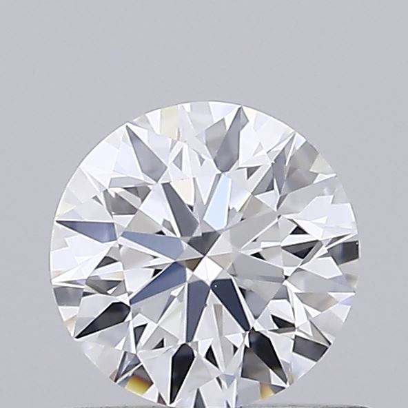 0.53 Carat Round Shaped, Ideal Cut, D Color, VVS2 Clarity, IGI Certified Lab Grown Diamond