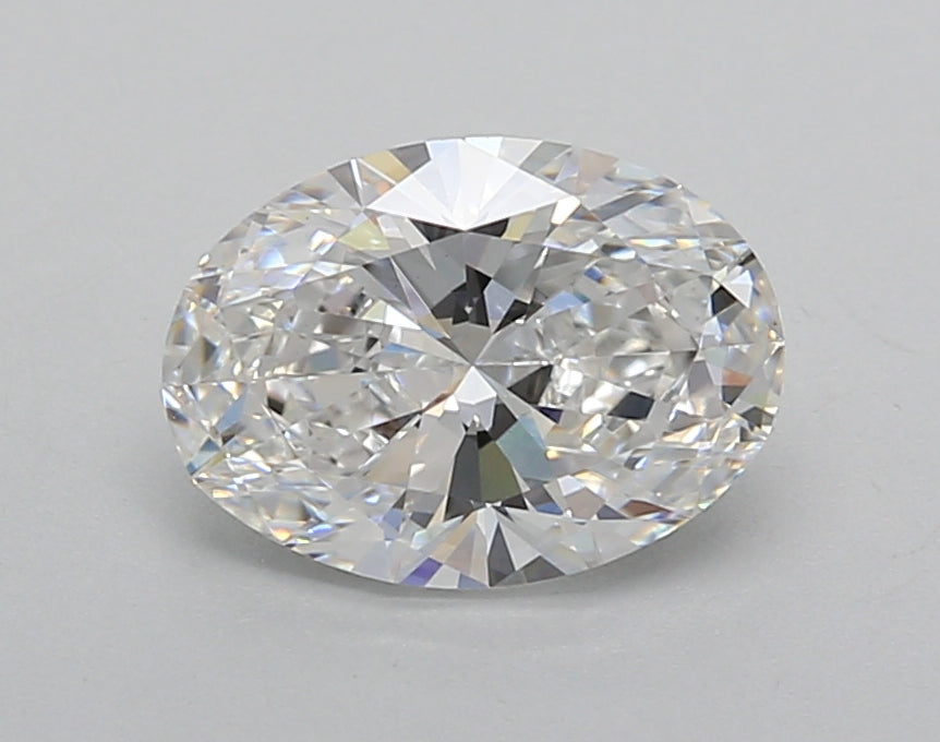 1.51 Carat Oval Shaped, Excellent Cut, D Color, VVS2 Clarity, IGI Certified Lab Grown Diamond