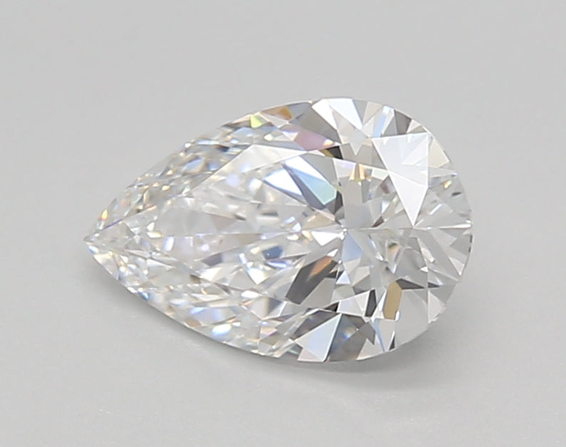 1.01 Carat Pear Shaped, Excellent Cut, D Color, VVS2 Clarity, IGI Certified Lab Grown Diamond