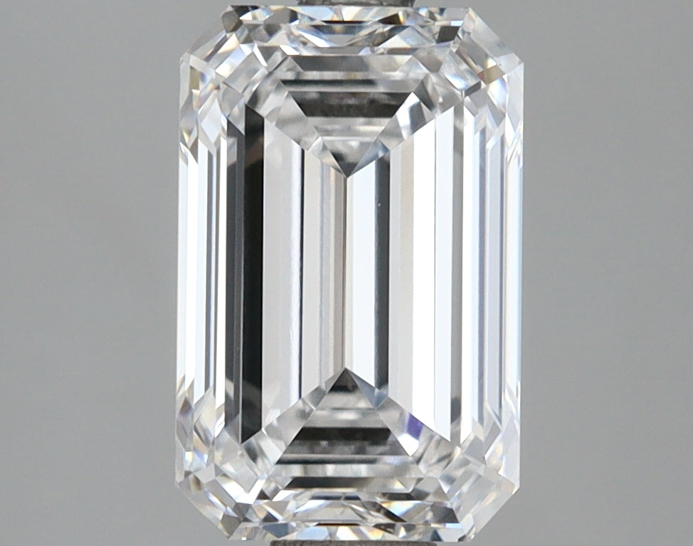 2.69 Carat Emerald Shaped, Ideal Cut, D Color, VVS1 Clarity, IGI Certified Lab Grown Diamond