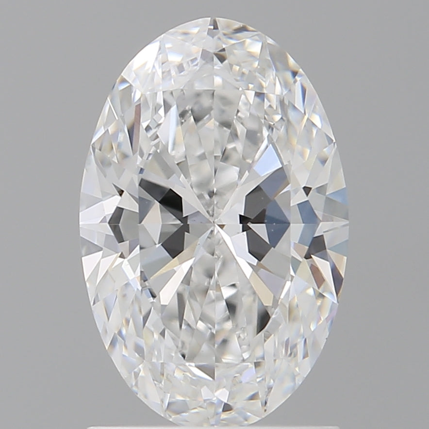 1.55 Carat Oval Shaped, Excellent Cut, E Color, VVS2 Clarity, IGI Certified Lab Grown Diamond