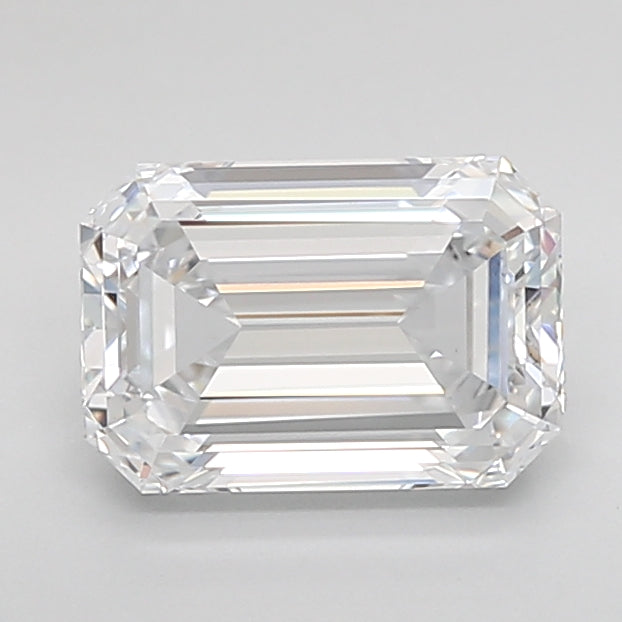 2.02 Carat Emerald Shaped, Ideal Cut, E Color, VS1 Clarity, IGI Certified Lab Grown Diamond