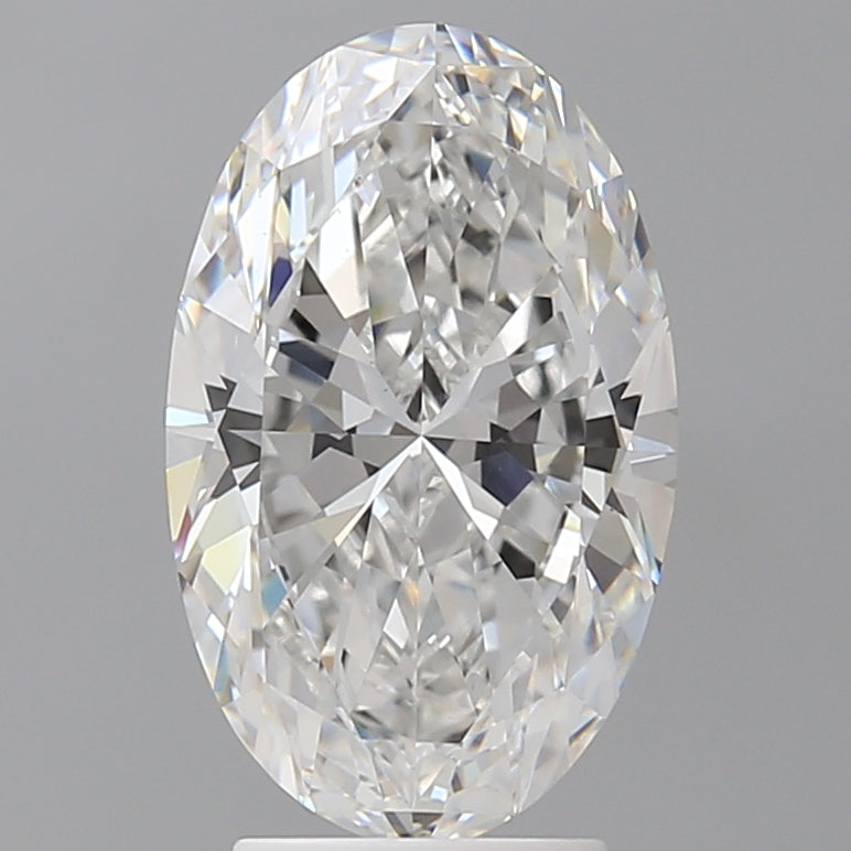 3.59 Carat Oval Shaped, Excellent Cut, E Color, VVS2 Clarity, IGI Certified Lab Grown Diamond