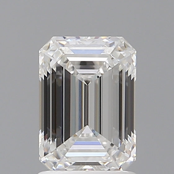 1.59 Carat Emerald Shaped, Ideal Cut, E Color, VVS2 Clarity, IGI Certified Lab Grown Diamond