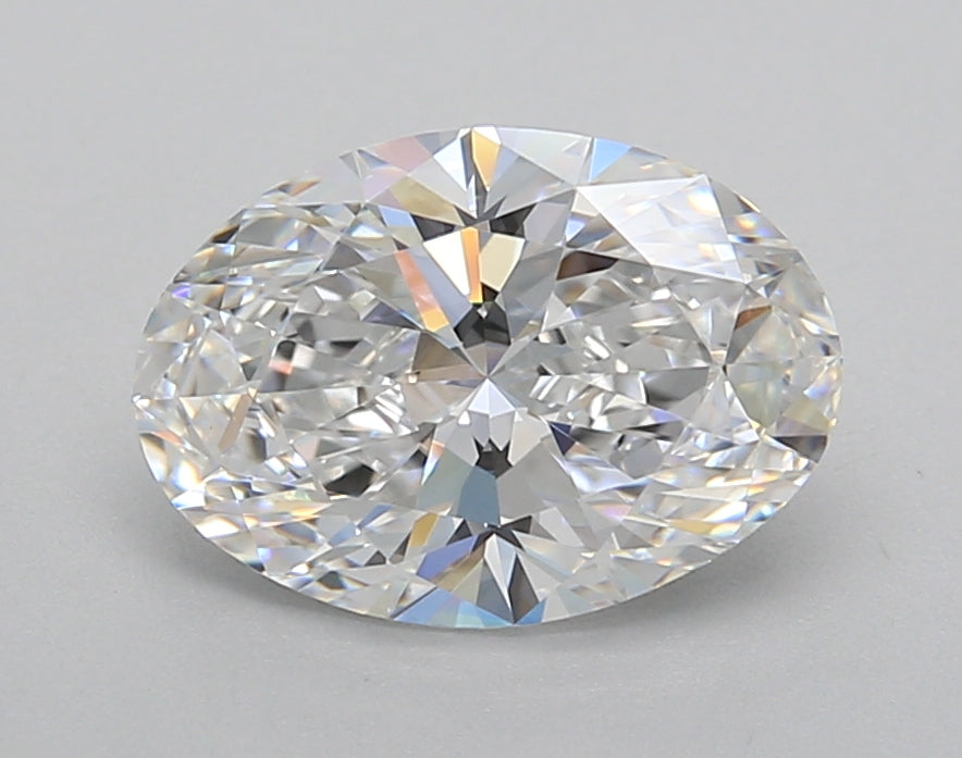 2.02 Carat Oval Shaped, Excellent Cut, D Color, VVS2 Clarity, IGI Certified Lab Grown Diamond