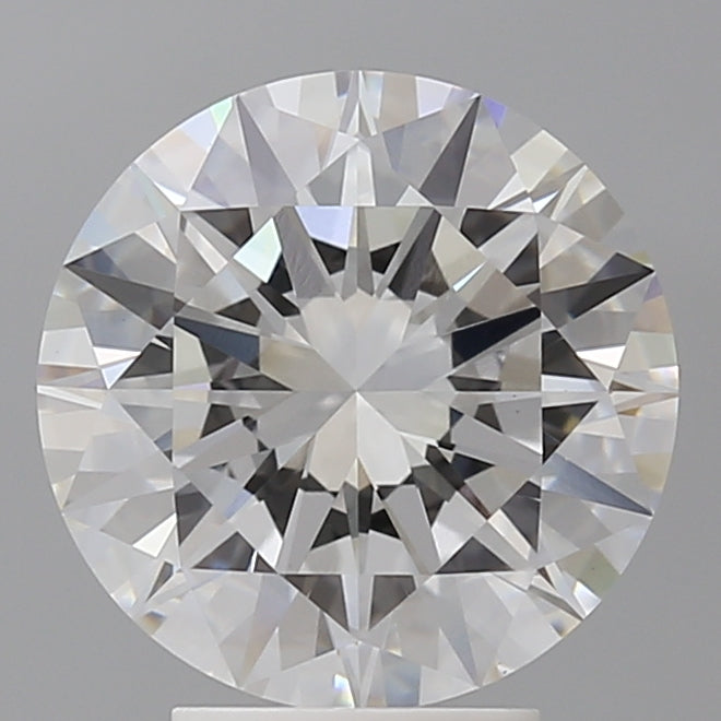 4.04 Carat Round Shaped, Excellent Cut, E Color, VS1 Clarity, IGI Certified Lab Grown Diamond