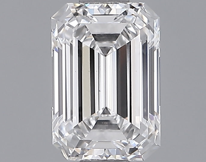 1.33 Carat Emerald Shaped, Ideal Cut, D Color, VS1 Clarity, IGI Certified Lab Grown Diamond