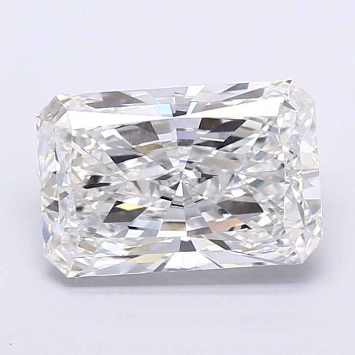 4.58 Carat Radiant Shaped, Very Good Cut, F Color, VVS2 Clarity, IGI Certified Lab Grown Diamond