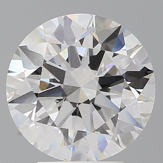 4.01 Carat Round Shaped, Ideal Cut, F Color, VVS2 Clarity, IGI Certified Lab Grown Diamond