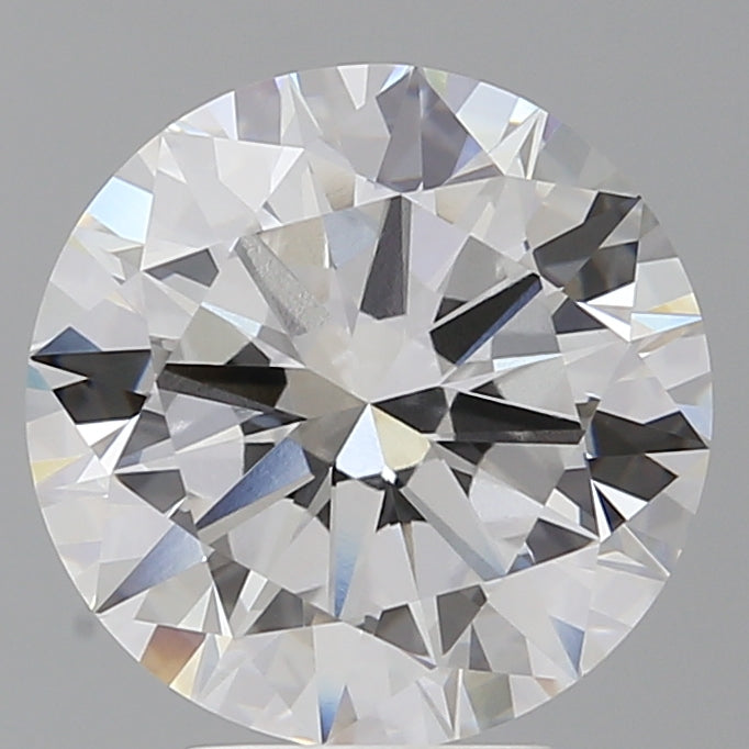 5.03 Carat Round Shaped, Excellent Cut, E Color, VVS2 Clarity, IGI Certified Lab Grown Diamond