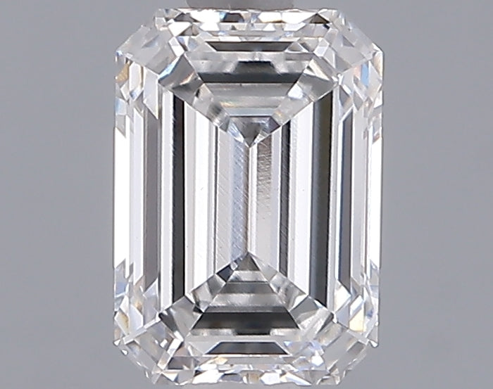1.52 Carat Emerald Shaped, Ideal Cut, D Color, VVS2 Clarity, IGI Certified Lab Grown Diamond