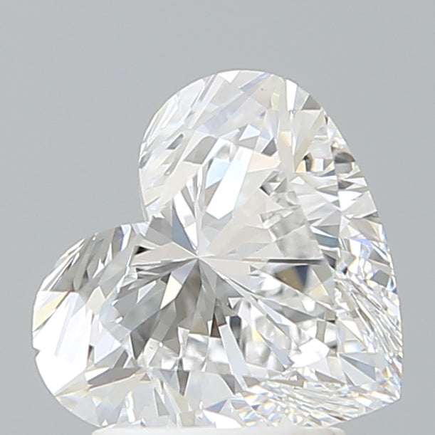 2.29 Carat Heart Shaped, Ideal Cut, D Color, VVS2 Clarity, IGI Certified Lab Grown Diamond