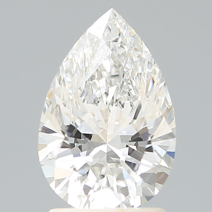 1.85 Carat Pear Shaped, Ideal Cut, F Color, VVS2 Clarity, IGI Certified Lab Grown Diamond