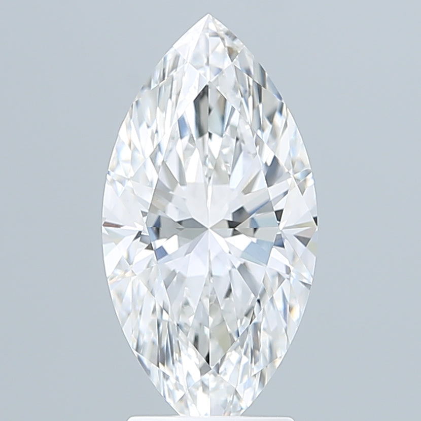 3.10 Carat Marquise Shaped, Ideal Cut, E Color, VVS2 Clarity, IGI Certified Lab Grown Diamond