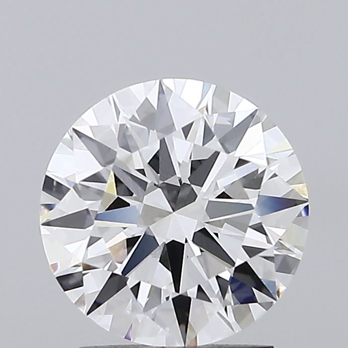 2.08 Carat Round Shaped, Ideal Cut, E Color, VVS2 Clarity, IGI Certified Lab Grown Diamond