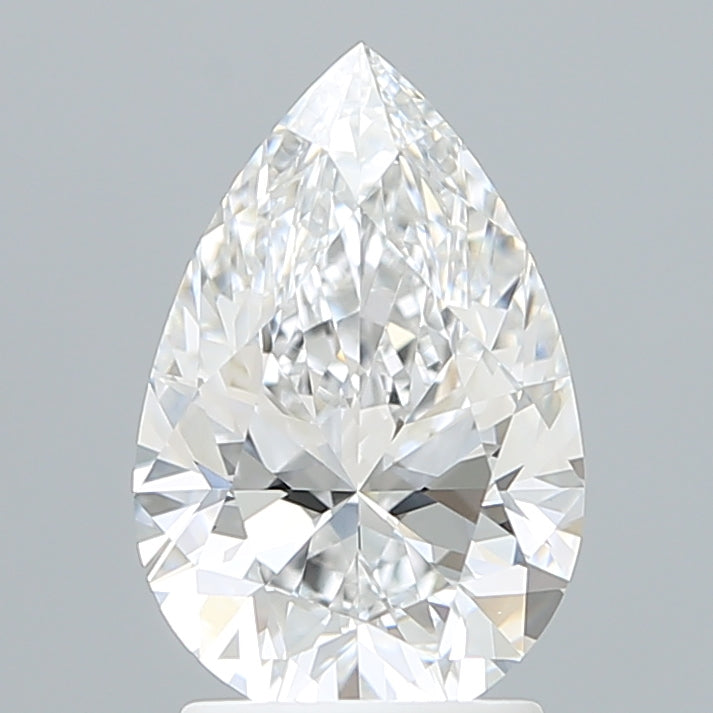 2.19 Carat Pear Shaped, Ideal Cut, D Color, VVS2 Clarity, IGI Certified Lab Grown Diamond