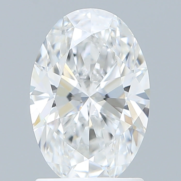 1.66 Carat Oval Shaped, Ideal Cut, D Color, VS1 Clarity, IGI Certified Lab Grown Diamond