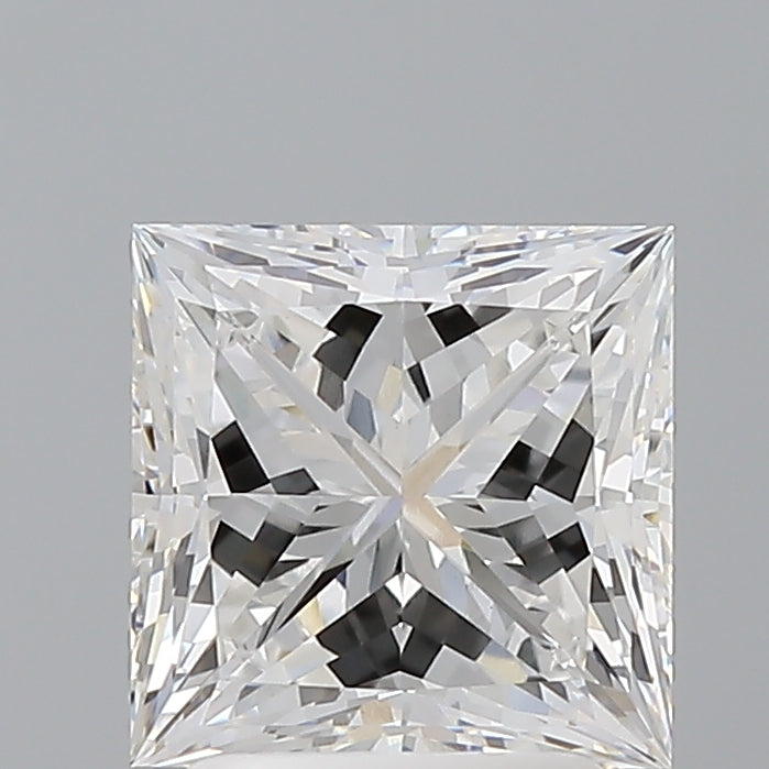 2.56 Carat Princess Shaped, Ideal Cut, D Color, VS1 Clarity, IGI Certified Lab Grown Diamond