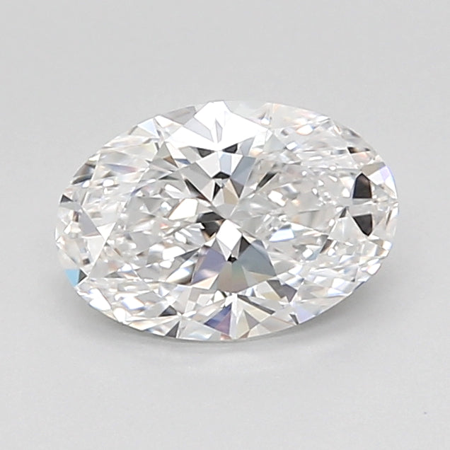 1.08 Carat Oval Shaped, Ideal Cut, D Color, VVS2 Clarity, IGI Certified Lab Grown Diamond