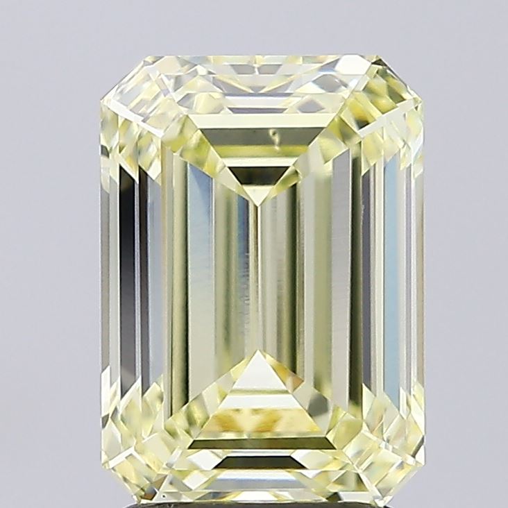 2.51 Carat Emerald Shaped, Ideal Cut, VS1 Clarity, IGI Certified Lab Grown Diamond