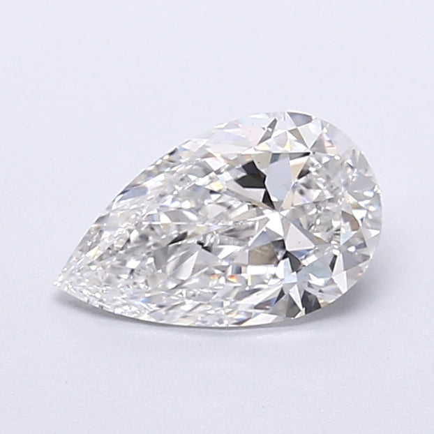 0.91 Carat Pear Shaped, Very Good Cut, E Color, VS1 Clarity, IGI Certified Lab Grown Diamond