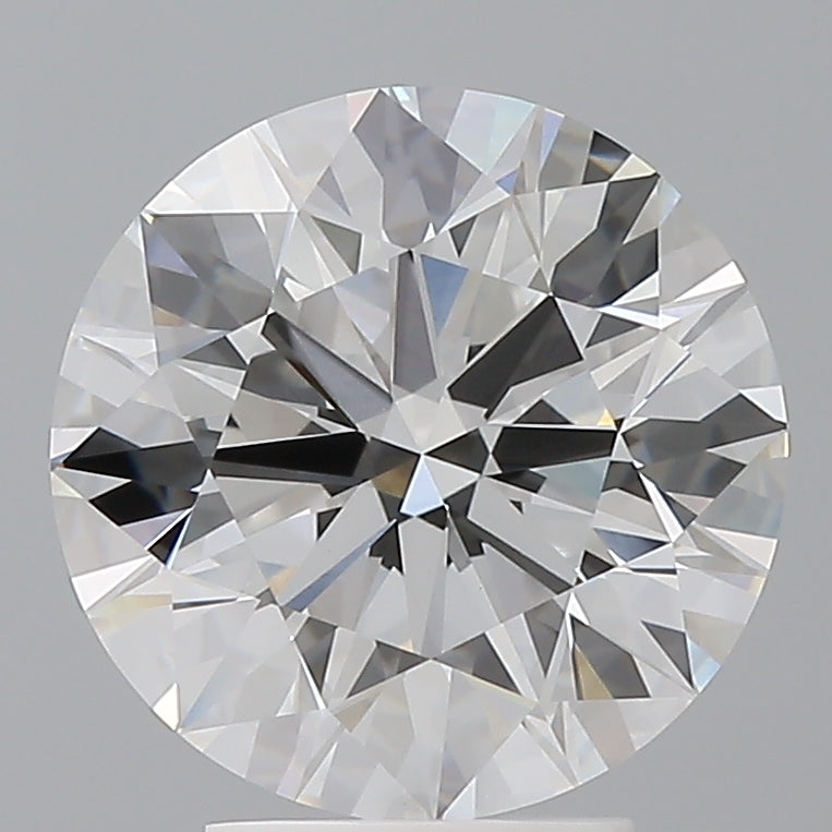 4.02 Carat Round Shaped, Ideal Cut, E Color, VVS2 Clarity, IGI Certified Lab Grown Diamond