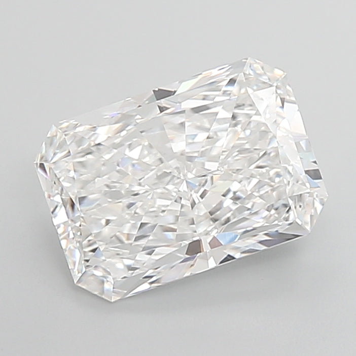 4.07 Carat Radiant Shaped, Excellent Cut, E Color, VVS2 Clarity, IGI Certified Lab Grown Diamond