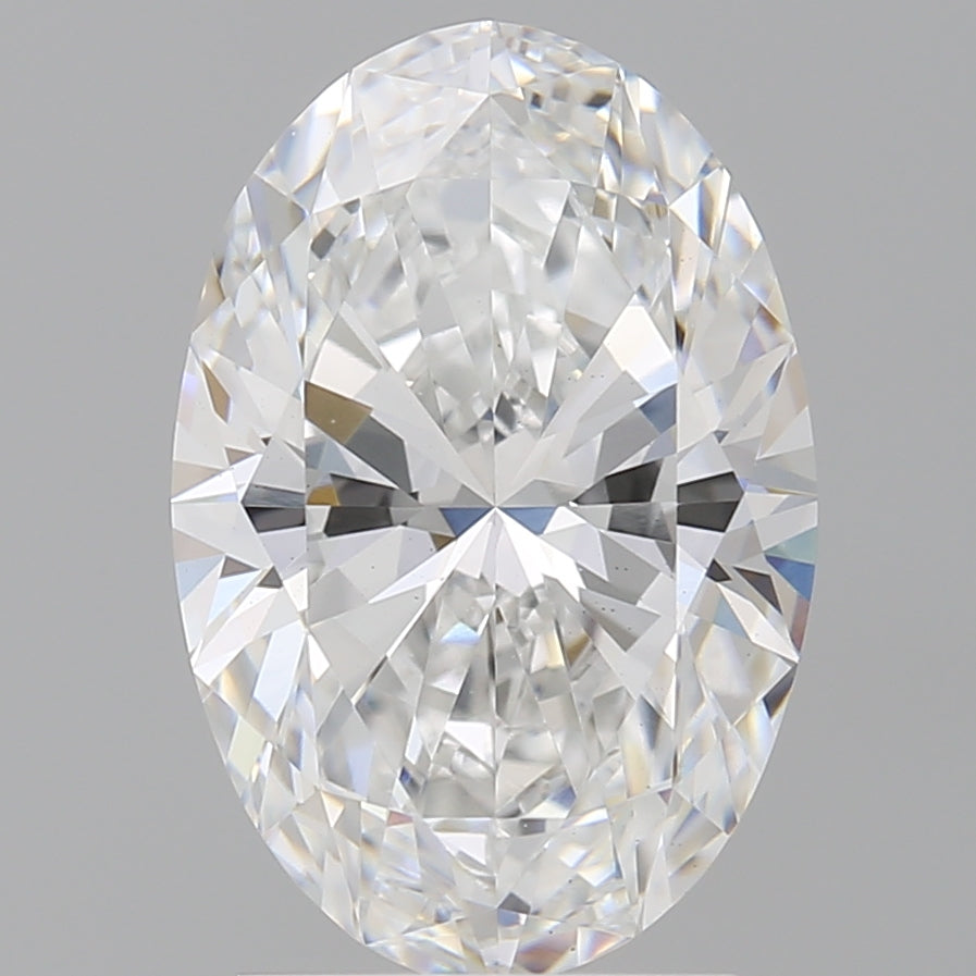 2.59 Carat Oval Shaped, Ideal Cut, E Color, VS1 Clarity, IGI Certified Lab Grown Diamond