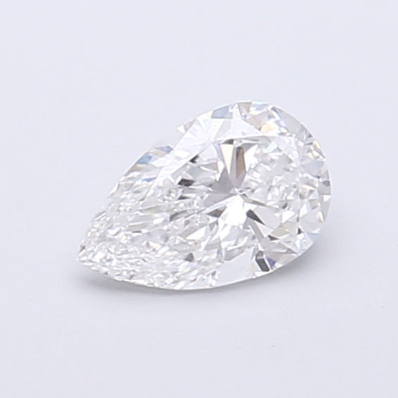 0.50 Carat Pear Shaped, Very Good Cut, D Color, VS1 Clarity, IGI Certified Lab Grown Diamond