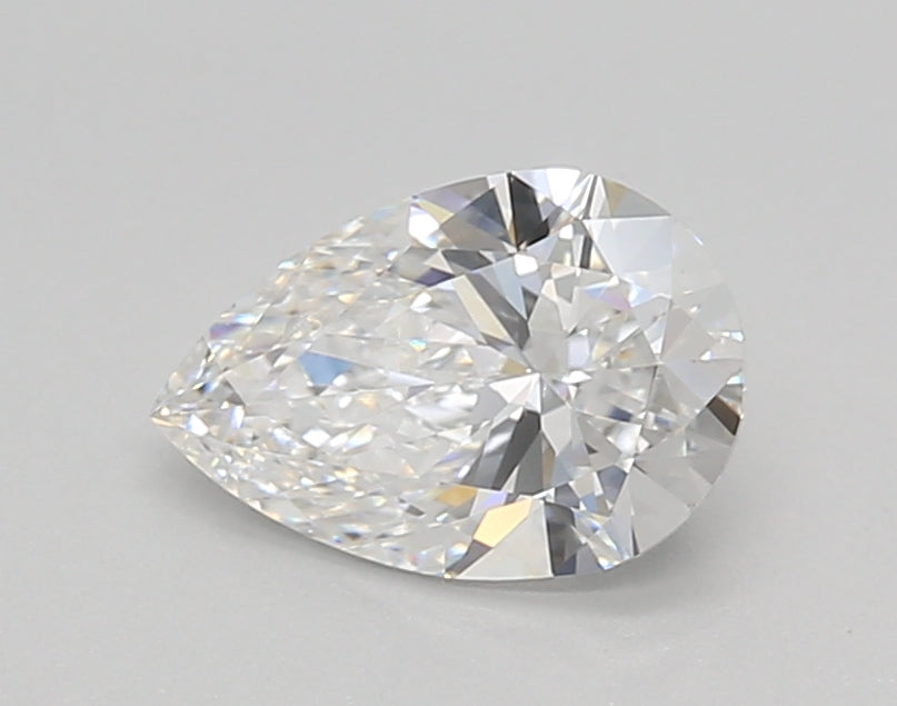 1.00 Carat Pear Shaped, Very Good Cut, D Color, VS1 Clarity, IGI Certified Lab Grown Diamond