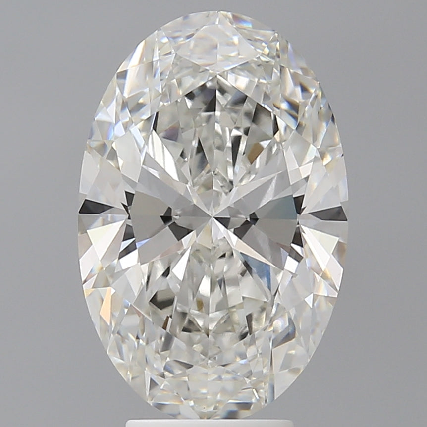 5.09 Carat Oval Shaped, Ideal Cut, F Color, VVS2 Clarity, IGI Certified Lab Grown Diamond