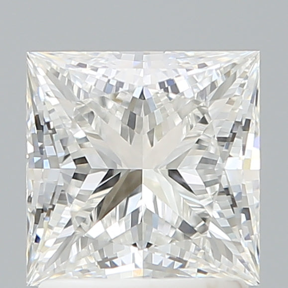 1.73 Carat Princess Shaped, Ideal Cut, E Color, VVS1 Clarity, IGI Certified Lab Grown Diamond