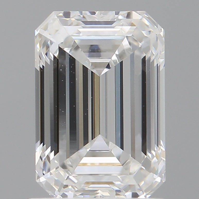 1.55 Carat Emerald Shaped, Ideal Cut, E Color, VVS2 Clarity, IGI Certified Lab Grown Diamond