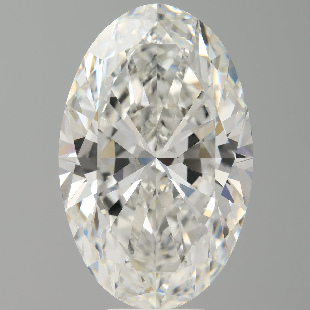 10.07 Carat Oval Shaped, Ideal Cut, F Color, VVS2 Clarity, IGI Certified Lab Grown Diamond