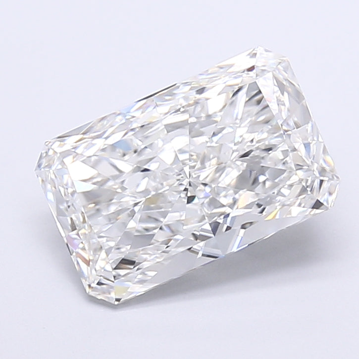 4.52 Carat Radiant Shaped, Very Good Cut, F Color, VVS1 Clarity, IGI Certified Lab Grown Diamond