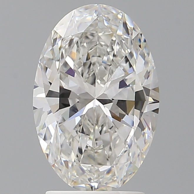 2.52 Carat Oval Shaped, Ideal Cut, F Color, VVS2 Clarity, IGI Certified Lab Grown Diamond