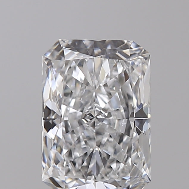 0.70 Carat Radiant Shaped, Excellent Cut, D Color, VVS2 Clarity, IGI Certified Lab Grown Diamond
