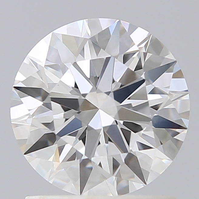 1.36 Carat Round Shaped, Ideal Cut, D Color, VS1 Clarity, IGI Certified Lab Grown Diamond