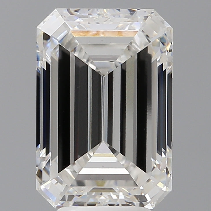 5.57 Carat Emerald Shaped, Ideal Cut, E Color, VS1 Clarity, IGI Certified Lab Grown Diamond