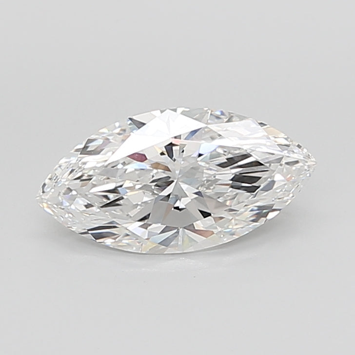 4.03 Carat Marquise Shaped, Ideal Cut, E Color, VVS2 Clarity, IGI Certified Lab Grown Diamond