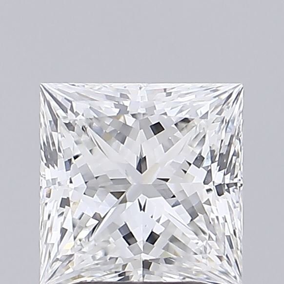 2.09 Carat Princess Shaped, Ideal Cut, E Color, VVS2 Clarity, IGI Certified Lab Grown Diamond