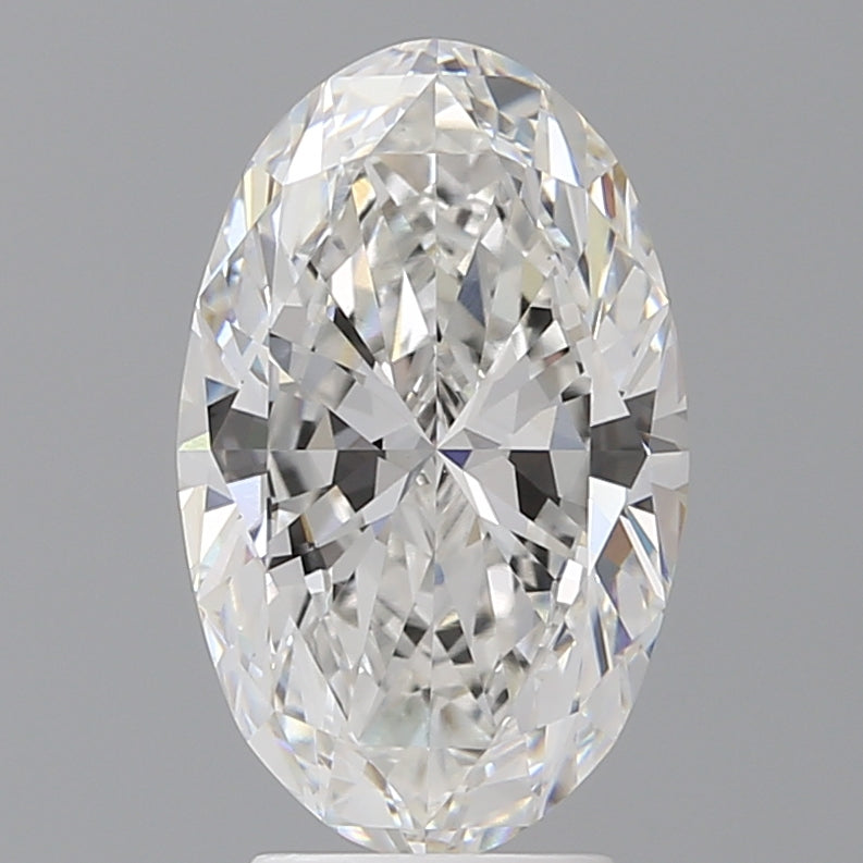 3.59 Carat Oval Shaped, Ideal Cut, E Color, VVS2 Clarity, IGI Certified Lab Grown Diamond