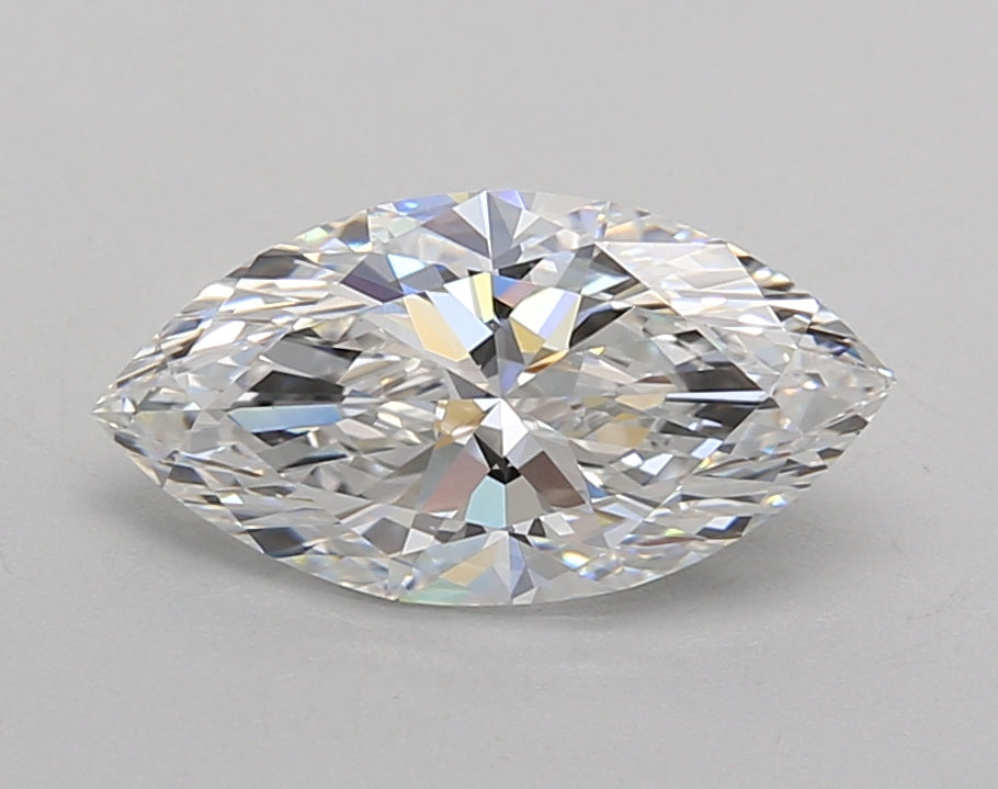 1.52 Carat Marquise Shaped, Excellent Cut, D Color, VVS2 Clarity, IGI Certified Lab Grown Diamond