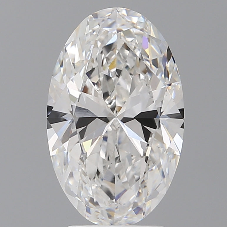 3.53 Carat Oval Shaped, Ideal Cut, E Color, VS1 Clarity, IGI Certified Lab Grown Diamond